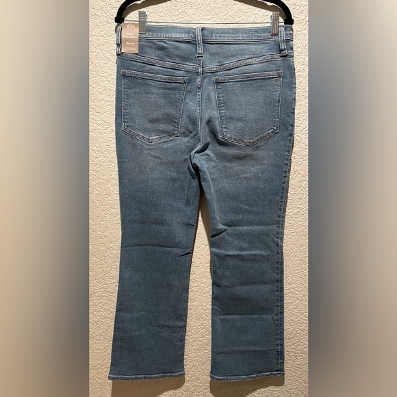 NWT Madewell Cali Demi Boot Blue Jeans Size 30 - Picture 6 of 13